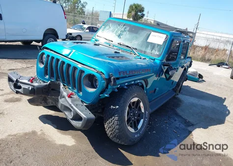 2020 Jeep Wrangler Unlimited Rubicon 4X4 z USA, uszkodzony, nr VIN 1C4HJXFG3LW326633